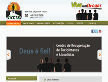 Tablet Screenshot of creta.org.br